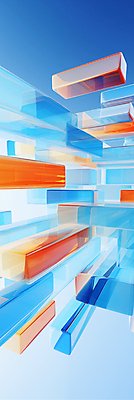 JPG 편집이미지 백그라운드 사람없음 그래픽 파란색 디지털 사각형 주황색 디지털합성 반투명 입체도형 다이나믹 편집소스 이미지편집 편집실사 AI컴퓨터그래픽 AI콘텐츠 도형 컬러 입체 CG 파일형식