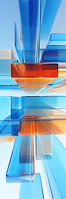 JPG 편집이미지 백그라운드 사람없음 그래픽 파란색 디지털 사각형 주황색 디지털합성 반투명 입체도형 다이나믹 편집소스 이미지편집 편집실사 AI컴퓨터그래픽 AI콘텐츠 도형 컬러 입체 CG 파일형식