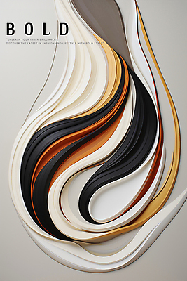 PSD 편집이미지 선 백그라운드 곡선 사람없음 갈색 검은색 흰색 분위기 입체 디지털합성 웨이브 다이나믹 편집소스 이미지편집 컬러 컨셉 파일형식