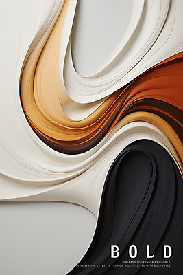 PSD 편집이미지 선 백그라운드 곡선 사람없음 갈색 검은색 흰색 분위기 입체 디지털합성 웨이브 다이나믹 편집소스 이미지편집 컬러 컨셉 파일형식