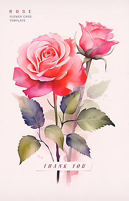 PSD 꽃 분홍색 일러스트 수채화 사람없음 장미 분위기 번짐 감성 국내일러스트 식물 컬러 컨셉 파일형식 효과