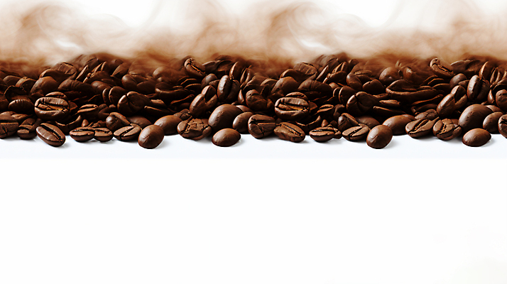 JPG 편집이미지 커피 백그라운드 사람없음 갈색 원두 흰색 연기 로스팅 편집실사 AI컴퓨터그래픽 AI콘텐츠 음료 컬러 CG 파일형식