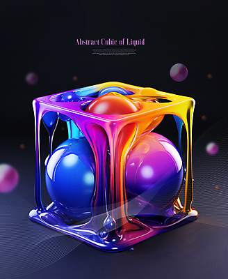 PSD 편집이미지 추상 사람없음 사각형 흐름 물방울 원형 액체 큐브 입체 오브젝트 액체표현 이미지편집 도형 컨셉 무늬 순간포착 파일형식