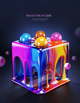 PSD 편집이미지 추상 사람없음 사각형 흐름 물방울 원형 액체 큐브 입체 오브젝트 액체표현 이미지편집 도형 컨셉 무늬 순간포착 파일형식