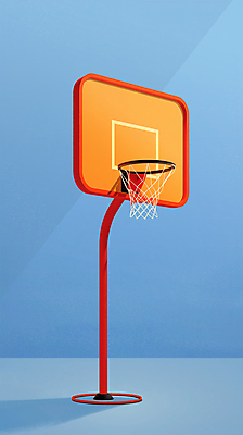 PSD 스포츠 일러스트 농구 사람없음 파란색 주황색 골대 농구대 국내일러스트 컬러 구기 파일형식