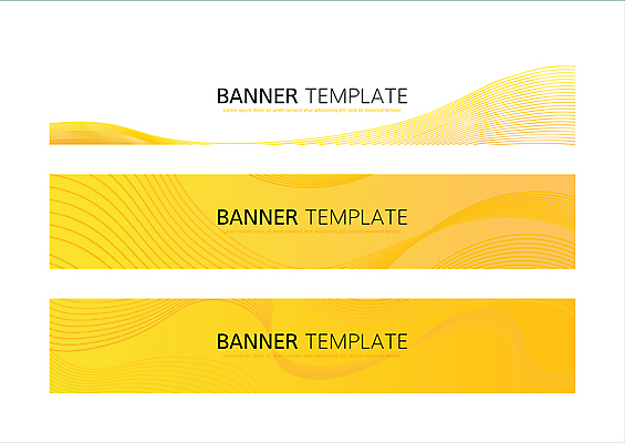 템플릿 배너 배너템플릿 가로배너 선 백그라운드 곡선 추상 타이포그라피 사람없음 세트 노란색 웨이브 심플 그라데이션 기하학 이미지템플릿 AI파일 문자 컬러 무늬 가로 파일형식 벡터