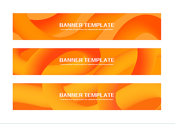 템플릿 배너 배너템플릿 가로배너 백그라운드 곡선 추상 타이포그라피 사람없음 세트 주황색 웨이브 심플 그라데이션 기하학 이미지템플릿 AI파일 문자 선 컬러 무늬 가로 파일형식 벡터