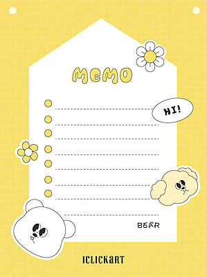 템플릿 편집 캐릭터 디자인 스티커 곰 이야기 타이포그라피 사람없음 노란색 귀여움 메모지 강아지 편지지 스토리 이미지템플릿 AI파일 동물 문자 컬러 컨셉 포유류 반려동물 사무용품 개 편지 파일형식 벡터