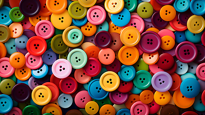 JPG 편집이미지 단추 사람없음 컬러풀 다양 가득함 카피스페이스 편집실사 AI포토 AI콘텐츠 컬러 다수 공백 CG 파일형식