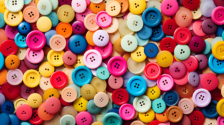 JPG 편집이미지 단추 사람없음 컬러풀 다양 가득함 카피스페이스 편집실사 AI포토 AI콘텐츠 컬러 다수 공백 CG 파일형식