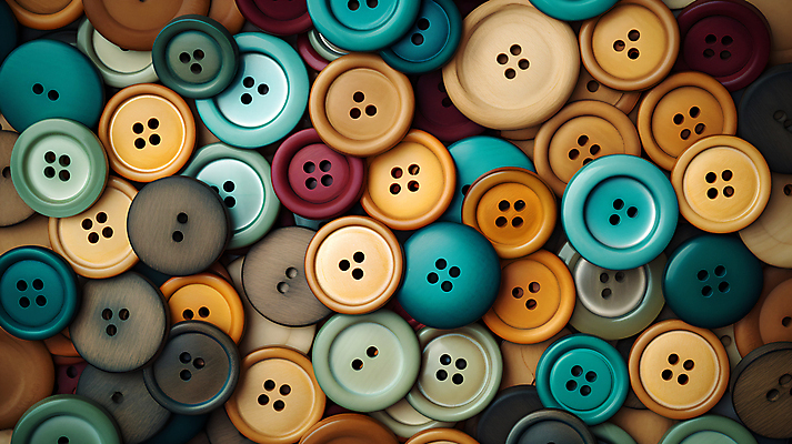 JPG 편집이미지 단추 사람없음 컬러풀 다양 가득함 카피스페이스 편집실사 AI포토 AI콘텐츠 컬러 다수 공백 CG 파일형식