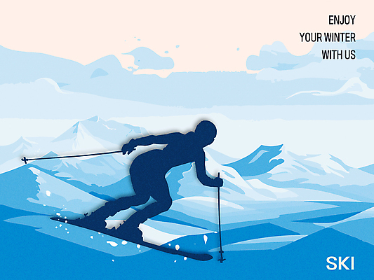 전신 남자 실루엣 스포츠 겨울 일러스트 스키 겨울스포츠 산 한명 성인 레포츠 파란색 눈 슬로프 성인남자한명만 설산 국내일러스트 AI파일 자연요소 1 계절 컬러 레저 날씨 스키장 촬영기법 사람 남자한명만 성인남자만 파일형식 벡터