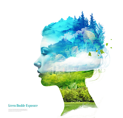 PSD 나무 구름 편집이미지 여자 생각 자연 나뭇잎 한명 성인 옆모습 머리 숲 친환경 다중노출 성인여자한명만 이미지편집 자연요소 식물 1 뷰포인트 잎 촬영기법 사람 신체부위 환경 생태계 여자한명만 성인여자만 파일형식