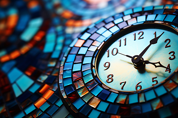 JPG 편집이미지 시계 사람없음 숫자 시간 계획 디지털합성 오브젝트 편집실사 AI포토 AI콘텐츠 문자 컨셉 CG 파일형식