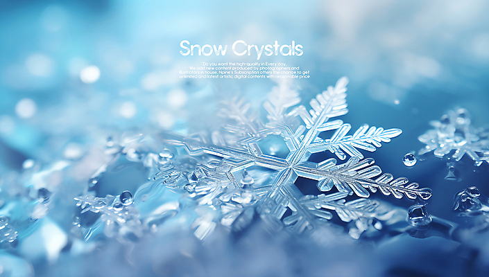 PSD 편집이미지 겨울 사람없음 파란색 눈 눈송이 스노우 카피스페이스 이미지편집 자연요소 계절 컬러 날씨 눈_날씨 공백 파일형식