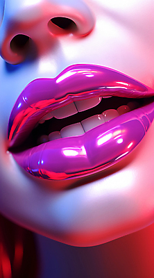 JPG 편집이미지 여자 얼굴 한명 근접촬영 성인 매력적 매끈함 입술 립메이크업 성인여자한명만 편집실사 AI컴퓨터그래픽 AI콘텐츠 1 뷰포인트 컨셉 사람 신체부위 화장 감각 CG 여자한명만 성인여자만 파일형식