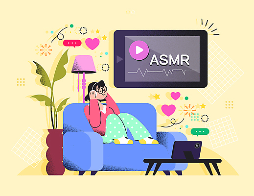 전신 식물 여자 화분 말풍선 일러스트 탁자 조명 한명 앉기 성인 소파 태블릿 눈감음 음악감상 감상 하트 즐거움 성인여자한명만 ASMR 도파민 도파밍 국내일러스트 AI파일 모양 1 감정 가구 의자 모션 사람 전자제품 스마트기기 신조어 여자한명만 성인여자만 파일형식 벡터 2024트렌드