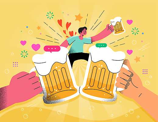 전신 손 남자 별 일러스트 맥주 한명 들기 성인 신체부위 거품 하트 음주 즐거움 건배 성인남자한명만 유흥 도파민 도파밍 국내일러스트 AI파일 자연요소 모양 1 감정 모션 주류 사람 신조어 남자한명만 성인남자만 파일형식 벡터 2024트렌드