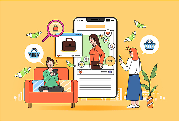 전신 여자 화분 지폐 일러스트 서기 앉기 상반신 성인 세명 스마트폰 쇼핑 소파 주황색 핸드백 하트 구매 따봉 이모티콘 소셜네트워크 성인여자만 인플루언서 2024트렌드 디토소비 국내일러스트 AI파일 모양 컬러 돈 의자 가방 모션 사람 핸드폰 스마트기기 유행 최고 신조어 여자만 성인만 파일형식 벡터 2024년 유명인