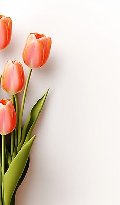 JPG 편집이미지 꽃 분홍색 프레임 사람없음 튤립 카피스페이스 편집실사 AI포토 AI콘텐츠 식물 컬러 공백 CG 파일형식