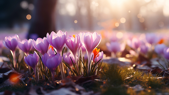 JPG 편집이미지 백그라운드 꽃밭 봄꽃 풍경 근접촬영 사람없음 햇빛 봄 디지털합성 블러효과 사프란 편집소스 편집실사 AI포토 AI콘텐츠 계절 꽃 뷰포인트 태양 향신료 CG 블러 파일형식 효과