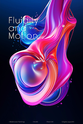 PSD 편집이미지 포스터 백그라운드 추상 사람없음 보라색 흐름 액체 디지털합성 액체표현 부드러움 기하학 편집소스 유체 이미지편집 컬러 컨셉 무늬 순간포착 감각 파일형식