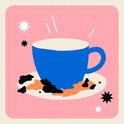 일러스트 주전자 티타임 잔 사람없음 그래픽 컵 반짝임 컬러풀 빈티지 차 찻잔 찻주전자 엽서 미니멀 국내일러스트 AI파일 식기 음료 컬러 컨셉 모션 주방용품 휴식 편지 파일형식 벡터