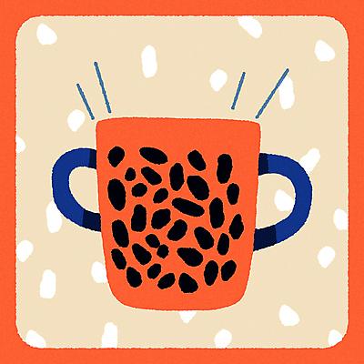 일러스트 주전자 티타임 잔 사람없음 그래픽 컵 컬러풀 빈티지 차 찻잔 찻주전자 엽서 점박이 미니멀 국내일러스트 AI파일 식기 음료 컬러 컨셉 주방용품 휴식 편지 파일형식 벡터