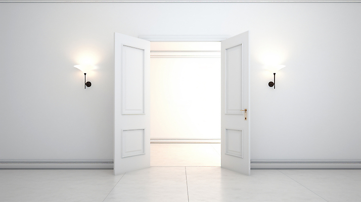 JPG 편집이미지 백그라운드 조명 사람없음 인테리어 문 공간 흰색 오픈 심플 편집실사 AI포토 AI콘텐츠 디자인 컬러 CG 파일형식