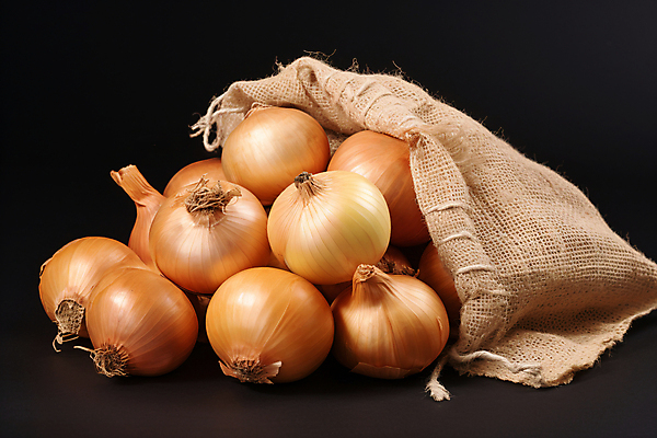 JPG 편집이미지 식재료 양파 뿌리채소 사람없음 주머니 디지털합성 편집실사 AI포토 AI콘텐츠 채소 CG 파일형식