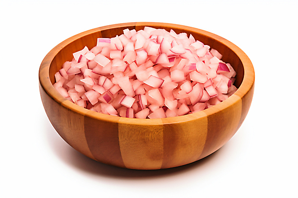 JPG 편집이미지 식재료 양파 뿌리채소 사람없음 바구니 디지털합성 슬라이스 나무그릇 적양파 편집실사 AI포토 AI콘텐츠 그릇 채소 목재 CG 파일형식