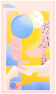 도형 PSD 포스터 백그라운드 그래픽백그라운드 일러스트 추상 사람없음 컬러풀 패턴백그라운드 그라데이션 스탠실 파스텔톤 국내일러스트 컬러 무늬 패턴 그래픽 파일형식