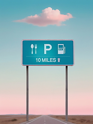 PSD 구름 편집이미지 분홍색 하늘색 하늘 사람없음 식당 표지판 주차 디지털합성 사인 주유 휴게소 편집소스 미니멀 이미지편집 자연요소 컬러 휴식 알림판 파란색 상점 파일형식