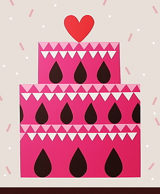 JPG 분홍색 일러스트 발렌타인데이 사람없음 케이크 초콜릿 빈티지 국내일러스트 AI일러스트 AI콘텐츠 카드프레임 컬러 컨셉 데이이벤트 디저트 프레임 파일형식