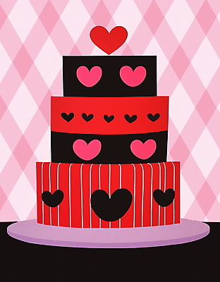 JPG 분홍색 일러스트 발렌타인데이 사람없음 케이크 초콜릿 빈티지 국내일러스트 AI일러스트 AI콘텐츠 카드프레임 컬러 컨셉 데이이벤트 디저트 프레임 파일형식