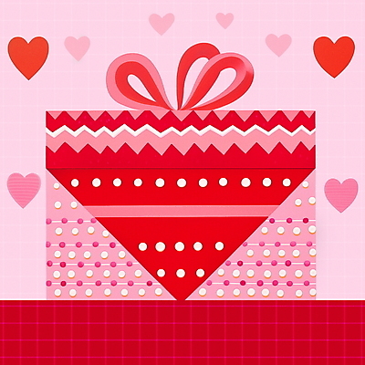 JPG 분홍색 일러스트 발렌타인데이 사람없음 선물상자 초콜릿 빈티지 국내일러스트 AI일러스트 AI콘텐츠 카드프레임 컬러 컨셉 데이이벤트 디저트 프레임 선물 상자 파일형식