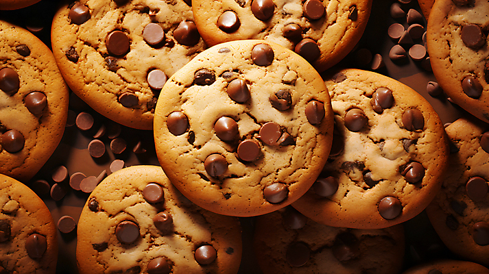 JPG 편집이미지 음식 사람없음 갈색 쿠키 초콜릿 달콤 초코칩 초코칩쿠키 편집실사 AI포토 AI콘텐츠 컬러 디저트 맛 CG 초코쿠키 파일형식