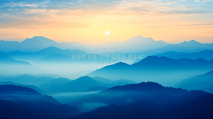 PSD 구름 편집이미지 백그라운드 자연 산 풍경 사람없음 파란색 안개 연기 봉우리 이미지편집 자연요소 컬러 날씨 생태계 파일형식