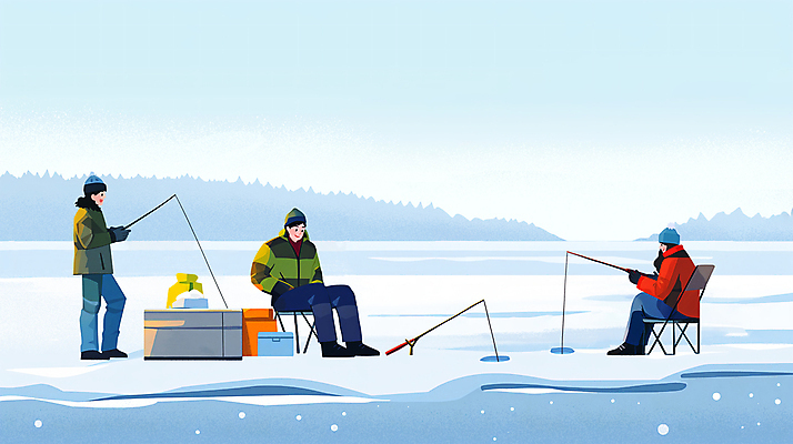 전신 PSD 구름 라이프스타일 여자 남자 겨울 일러스트 낚시 아웃도어 웃음 앉기 성인 세명 파란색 얼음 낚싯대 겨울옷 빙판 얼음낚시 아이스박스 간이의자 성인만 겨울축제 국내일러스트 자연요소 옷 계절 컬러 의자 모션 레저 표정 사람 생활 축제 낚시용품 파일형식