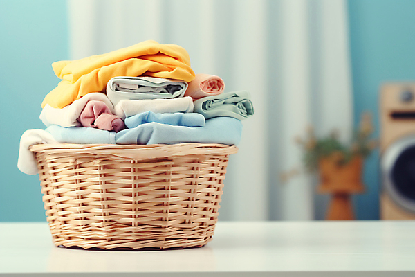 JPG 편집이미지 옷 사람없음 바구니 빨래 가득함 담기 정리 빨래바구니 빨랫감 편집실사 AI포토 AI콘텐츠 가사 모션 CG 파일형식