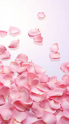 JPG 편집이미지 꽃잎 꽃 분홍색 백그라운드 사람없음 디지털합성 편집실사 AI포토 AI콘텐츠 식물 컬러 CG 파일형식