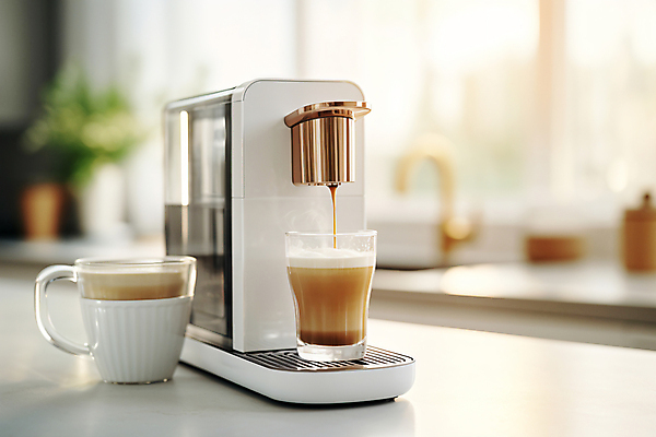 JPG 편집이미지 커피 사람없음 카페 커피메이커 디지털합성 힐링 에스프레소 홈카페 편집실사 AI포토 AI콘텐츠 음료 상점 CG 커피용품 파일형식