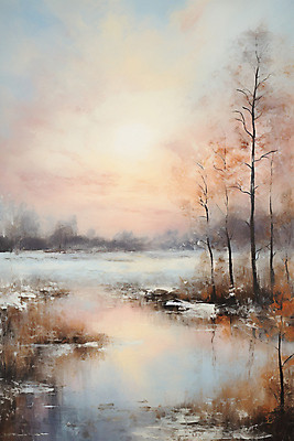 JPG 나무 편집이미지 계절 겨울 자연 하늘 풍경 사람없음 일몰 디지털합성 그림 유화 이미지편집 편집실사 식물 미술 노을 CG 생태계 파일형식