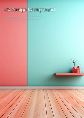 PSD 편집이미지 디자인 화분 벽 백그라운드 선반 실내 사람없음 빨간색 공간 나뭇가지 나무바닥 디자인소스 민트색 몽환 이미지편집 나무 컬러 가구 컨셉 바닥 내부 파일형식 편집소스