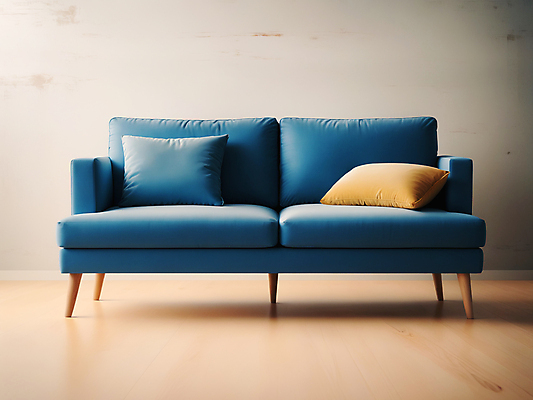 JPG 편집이미지 가구 사람없음 파란색 인테리어 소파 디지털합성 편집소스 편집실사 AI포토 AI콘텐츠 디자인 컬러 생활용품 의자 CG 파일형식