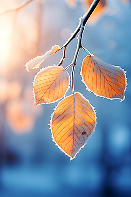 JPG 나무 편집이미지 잎 겨울 나뭇잎 풍경 근접촬영 사람없음 나뭇가지 눈 차가움 서리 편집실사 AI포토 AI콘텐츠 자연요소 식물 계절 뷰포인트 날씨 CG 파일형식