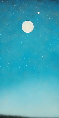 JPG 백그라운드 일러스트 자연 밤하늘 풍경 사람없음 파란색 달 야간 국내일러스트 AI일러스트 AI콘텐츠 자연요소 컬러 하늘 생태계 파일형식