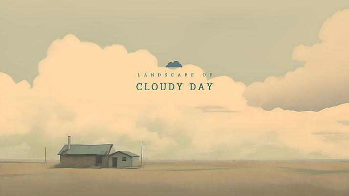 PSD 구름 백그라운드 일러스트 하늘 주택 풍경 초원 타이포그라피 사람없음 시골 빈티지 먹구름 전봇대 감성 흐림 국내일러스트 자연요소 문자 공공시설 컨셉 날씨 건물 파일형식 구름_자연