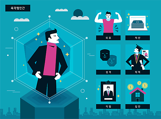 구름 직업 남자 허리손 지폐 일러스트 집안 여러명 상반신 성인 반짝임 태양 재산 청록색 육각형 서류판 성격 완벽 외모 성인만 2024트렌드 육각형인간 국내일러스트 AI파일 자연요소 도형 컬러 포즈 다수 컨셉 돈 모션 실내 사람 금융 유행 사무용품 신조어 파일형식 벡터 2024년