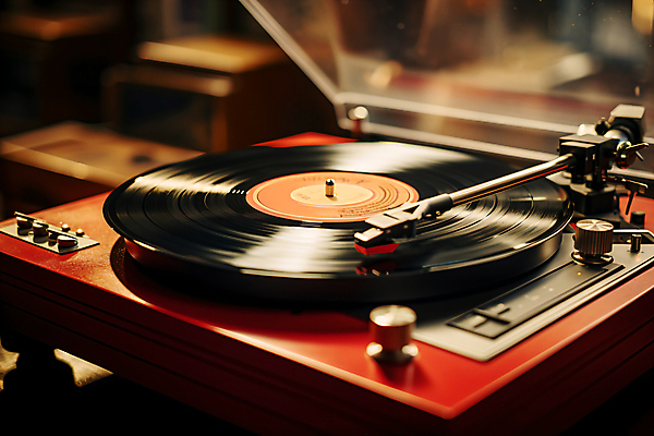 JPG 편집이미지 음악 사람없음 레코드 분위기 감성 턴테이블 레코드플레이어 편집실사 AI포토 AI콘텐츠 컨셉 문화예술 음반 CG 파일형식